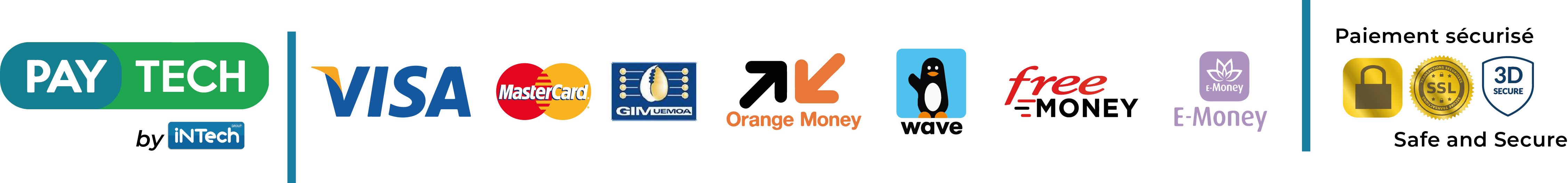 Paiement avec WAVE/ORANGE MONEY